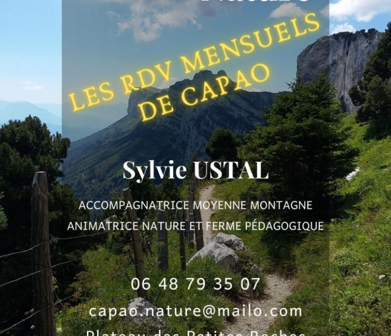 Les RDV mensuels de CAPAO Nature