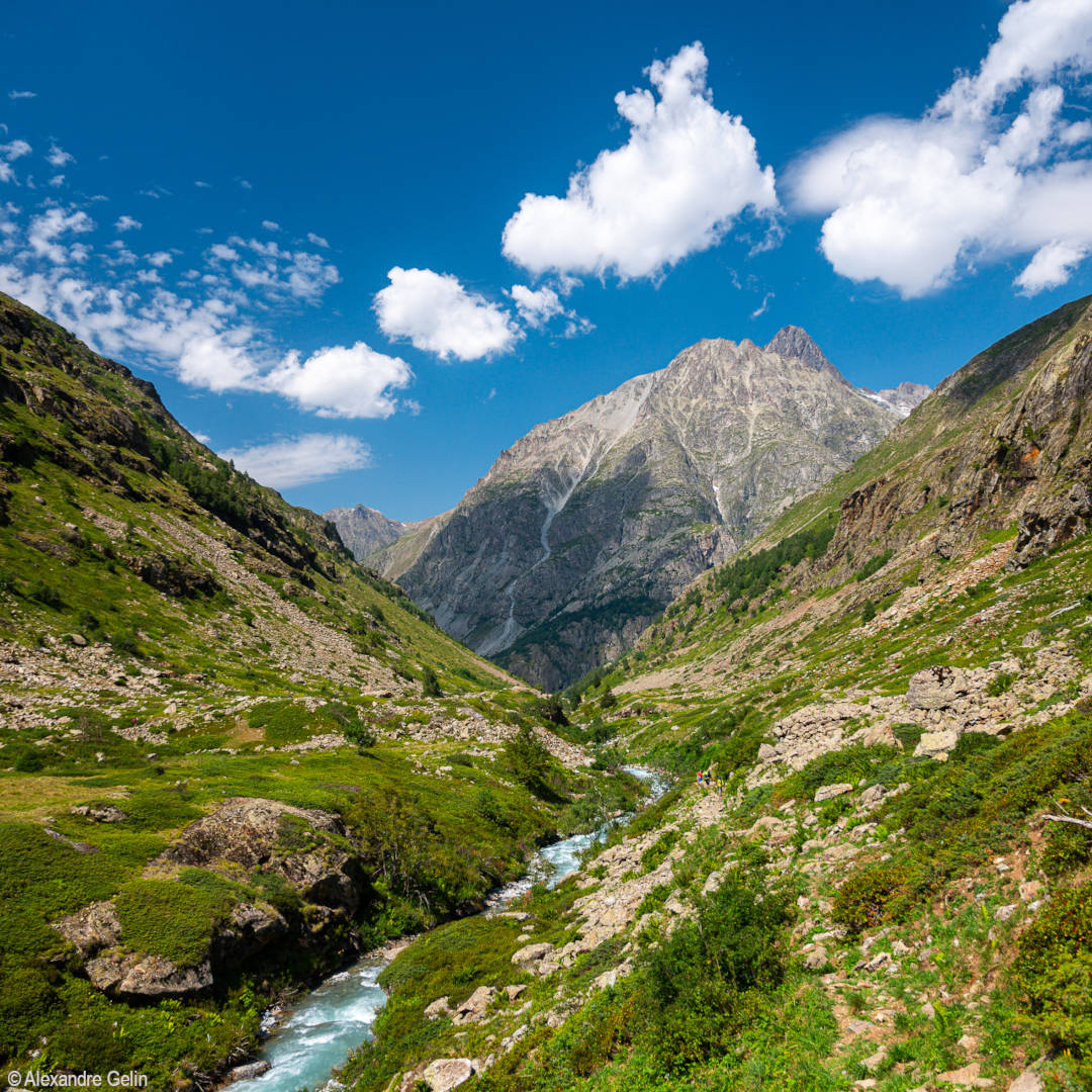 vallée de la lavey dans le parc national des écrins dans les alpes en isère alexandre gelin